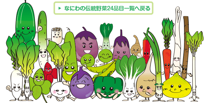 なにわの伝統野菜21目一覧へ戻る