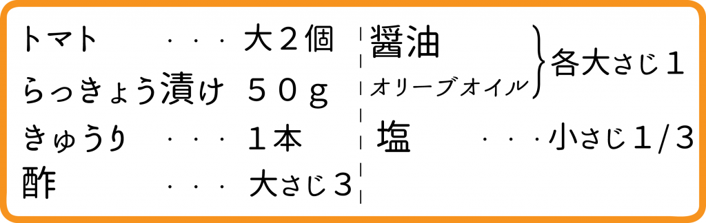 トマトの和風マリネ